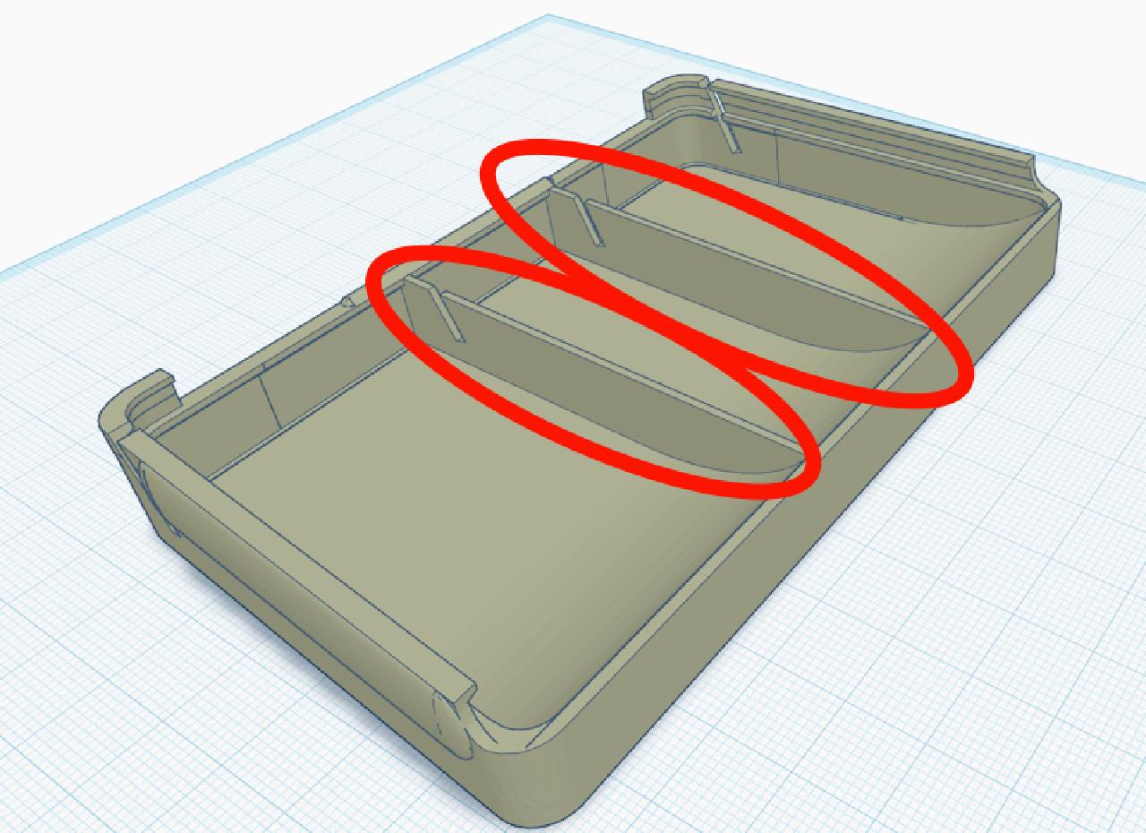 Original Tray with two dividers