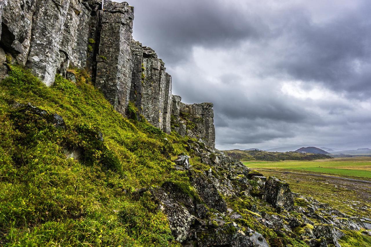 Базальтовые скалы / Basalt columns, Iceland