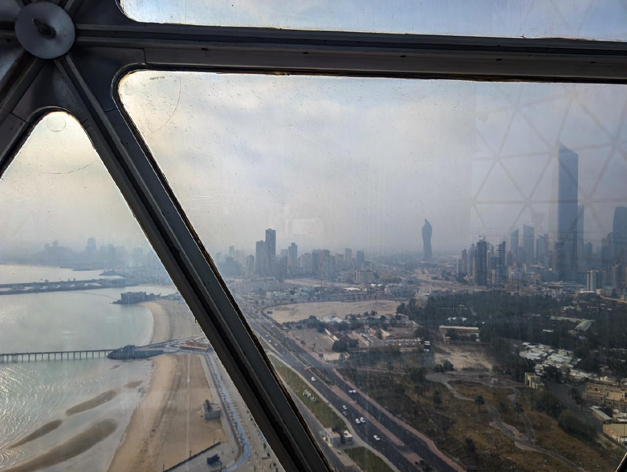 Seems high, but the view is not great due to haze
