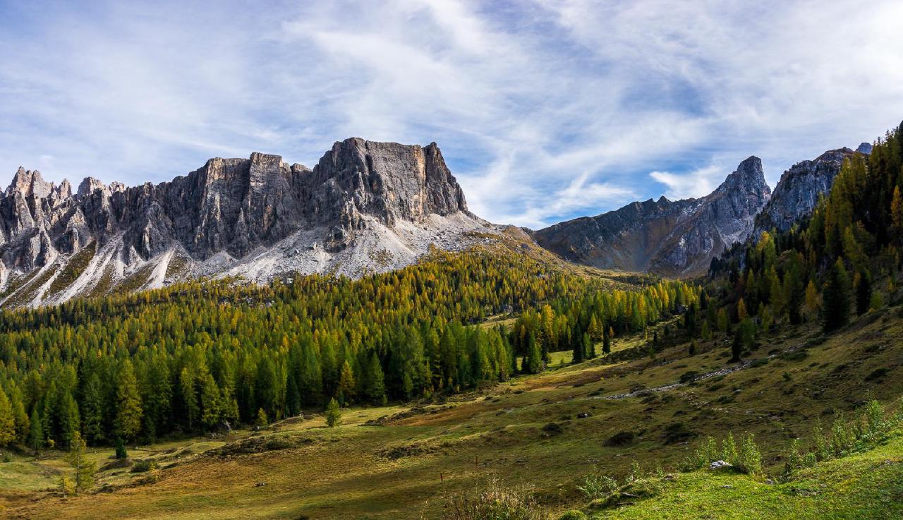 Saddle in the center-right — pass leading to Lake Delle Baste Saddle in the center-right — pass leading to Lake Delle Baste