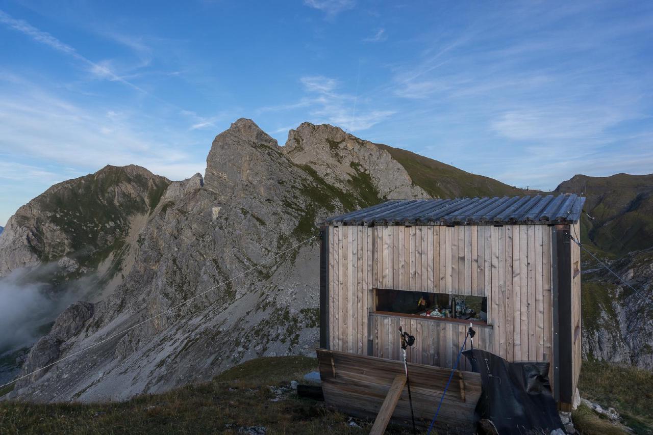 Bivouac from behind Bivouac from behind