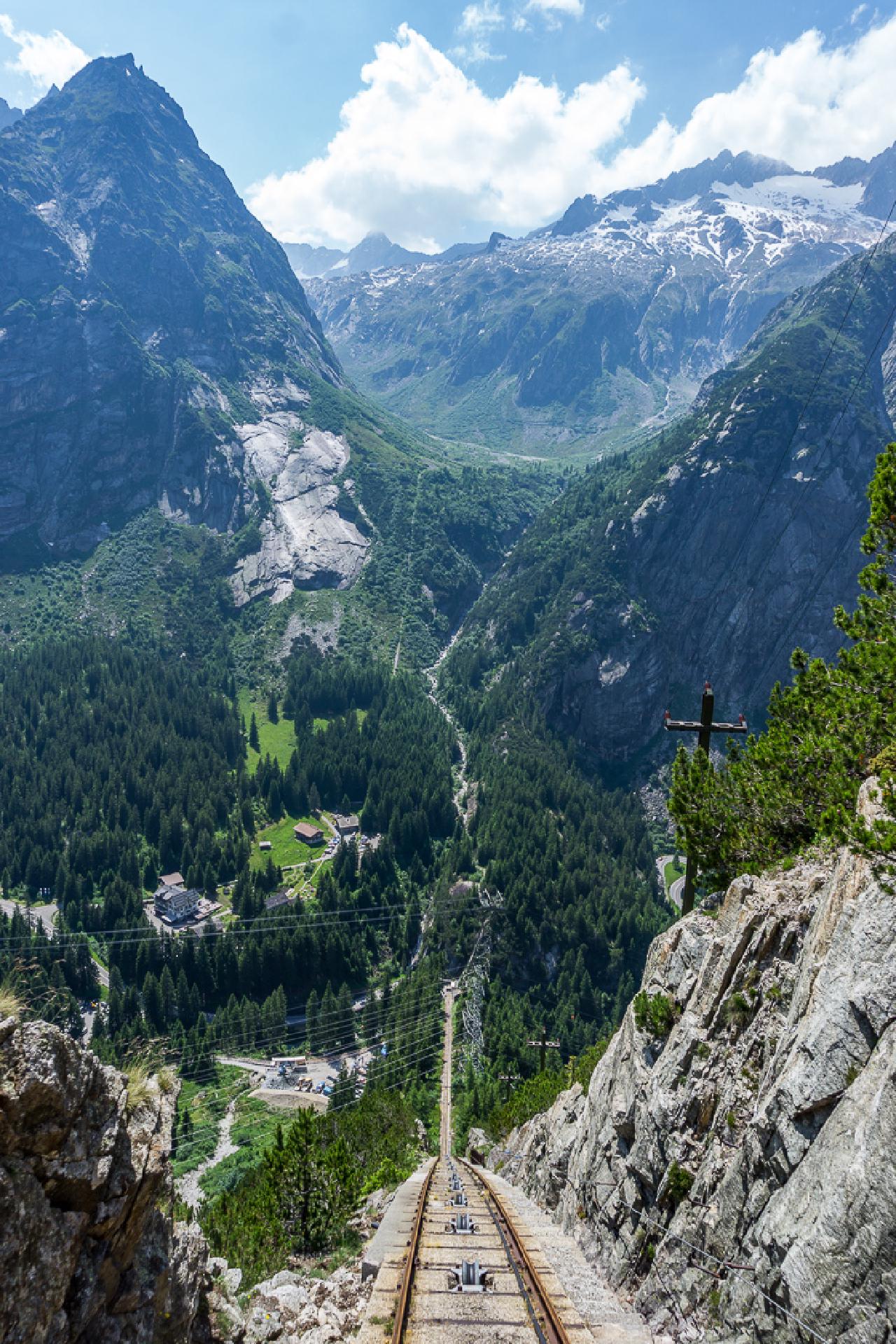 Steep ascent